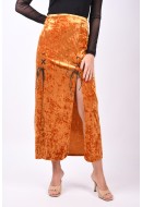 Skirt Something New Snnatalie Hw Lace Up Calf Inca Gold